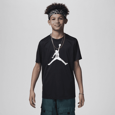 Jordan Jumpman Dri FIT Tee Big Kids T Shirt. Nike